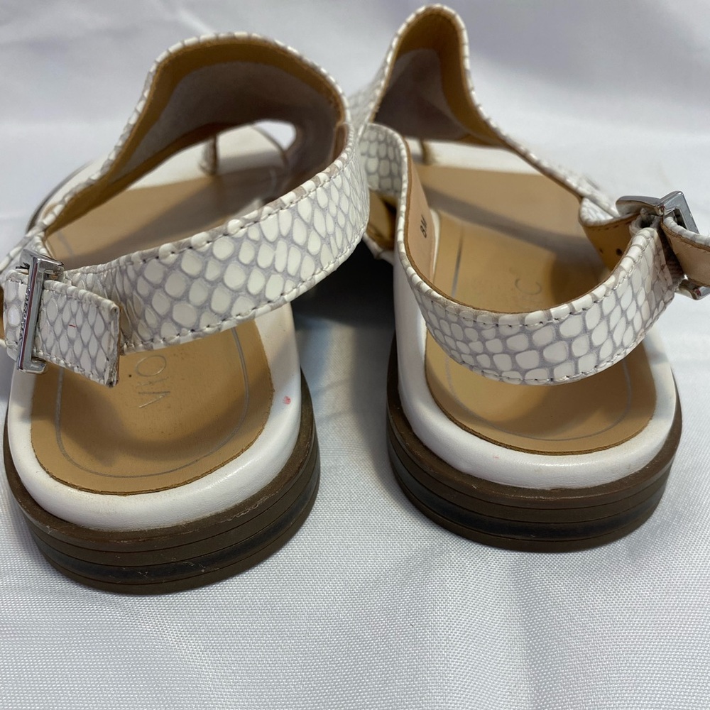 Vionic Ella White Lizard Leather Adjustable Buckl… - image 6